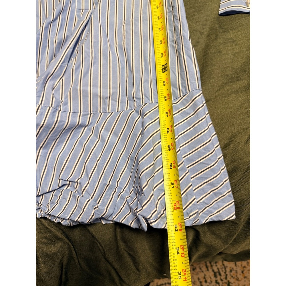 Quince 100% Organic Cotton Poplin Drop Waist Shirt Dress Womens Small - Picture 11 of 11
